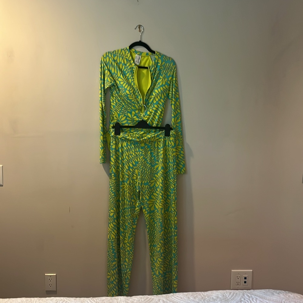 Trina Turk Longsleeve Swimsuit and matching pants